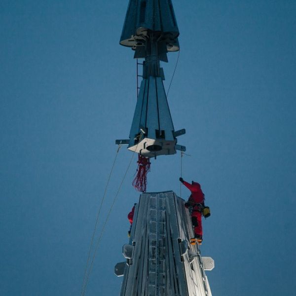 Длина кранового троса — почти полкилометра!