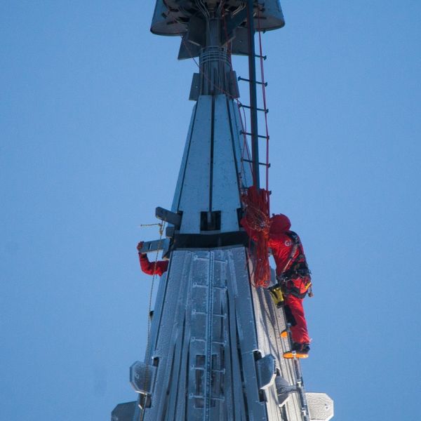 Длина кранового троса — почти полкилометра!