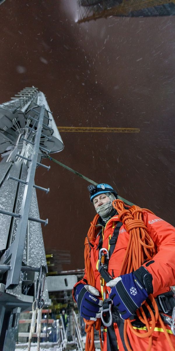 Как устанавливали шпиль на небоскребе Лахта Центра